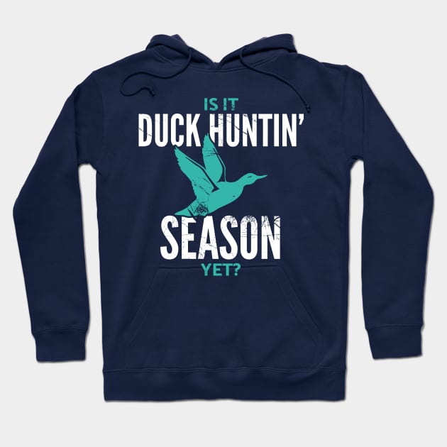 Duck Hunters can't wait for Duck Hunting Season Hoodie by Gold Wings Tees